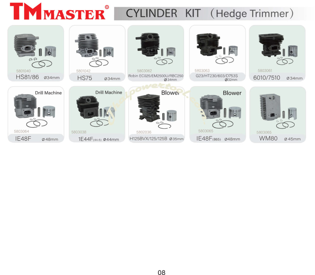 แคตาล็อคเสื้อสูบ TM MASTER-8